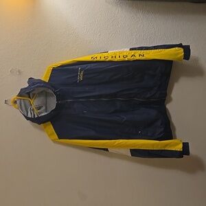 NCAA University of Michigan Reversible Jacket - Maize & Blue - XXL